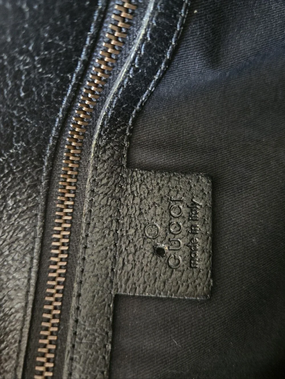 Gucci Vintage Black GG Monogram Canvas Leather Studded Tote Bag 124760